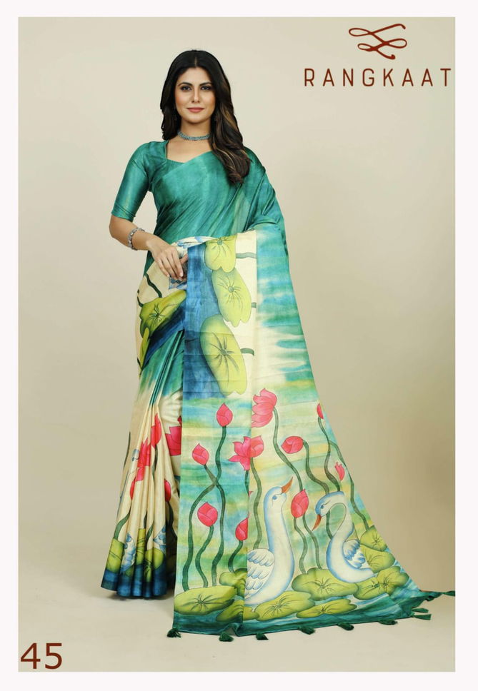 Rangkaat Series By Rajpath Daily Wear Printed Sarees Catalog